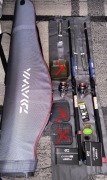 Daiwa Nzone:2 x zestaw wędka Daiwa nzone 3,35 -60 g + kołowrotek NZON 5000
