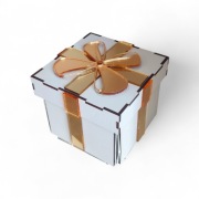 Pudełko exploding box, pamiątka, Pierwsza Komunia Święta,prezent,drewniane 