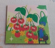 PLAKIETKA DANON DANONKI POMIDORKI KOKTAJLOWE MARTYNA WÓJCIK-ŚWIERSKA 4x4 cm