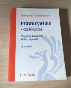 Prawo cywilne część ogólna - Radwański / Wyd 13