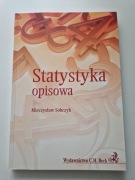 Statystyka opisowa podręcznik akademicki Mieczysław Sobczyk C. H. Beck
