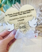 Podziękowania dla gości Komunia - Personalizowane