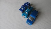 MATCHBOX ZESTAW Ford Transit Connect Aqua King Mobile Command = 3w1