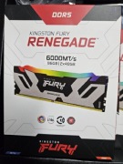 Pamięć RAM Kingston Fury Renegade RGB, DDR5, 96GB (2x48GB), 6400MHz, CL2