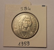 10 zł Mikołaj Kopernik z 1959 roku menniczy blask    nr. 584