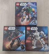 Zestaw LEGO Star Wars Darth Vader boba Fett stormtrooper okazja