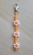 Brelok kwiatki handmade