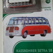 KULTOWE AUTOBUSY PRL DEAGOSTINI 1/72   KASSBOHRER SETRA S 8