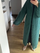 Handmade długi sweter