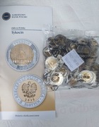 5 zł Złotych Tykocin Worek Woreczek 100 szt 2025r. x 4 plus folder