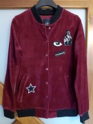 HOUSE __ bluza __ bordowa welurowa bomberka roz.S