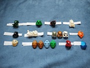 Lego Bionicle mix maski 21 szt.  w tym unikaty