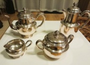 Imponujący komplet do kawy i herbaty. Jubiler Gustaw Keller Paryż