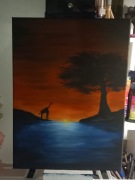 Obraz zachod słońca 