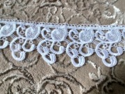 koronka gipiura 2m x 5,5-8 cm biała Nr 2