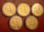 Moneta NBP 2 zł NG Rodziny Ulmów, Kowalskich, Baranków