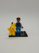 Minifigurka Ash i Pikachu Pokemon Kompatybilna z LEGO