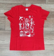 Koszulka T-shirt KRÓL MIASTA Warszawa KRÓLEWSKIE UNISEX bawełnar.L