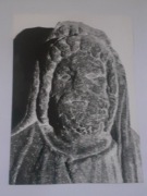 GRAFITOWY POSĄG SOBKA TEBTUNISA GEB.PIECZĄTKI,FOTOGRAF.