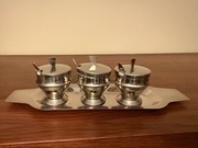 Zestaw do przypraw 3x + tacka - PRL