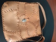 Torebka na ramię, Cepelia, skóra. Nowa.