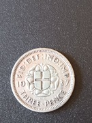3 pensy 1937 HP "Typ 1937-1945" (Wielka Brytania, Jerzy VI