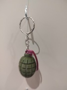 Breloczek - rozkręcany granat, druk 3d