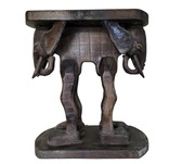 Stolik ręcznie rzeźbiony