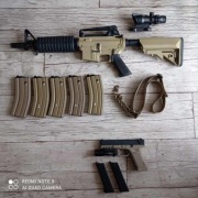 karabinek asg m4 ar15 gbbr WE + glock asg WE 18c gbb