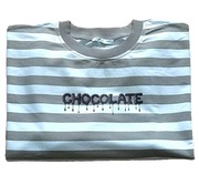 MEGI bluza w paski chocolate