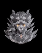 Sukkub – demoniczna ozdoba ścienna z podświetleniem LED