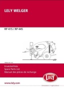 katalog części Prasa Lely Welger RP 415, RP 445
