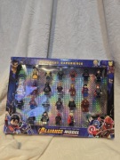 FIGURKI MARVELA ZESTAW KLOCKI AVENGERS 24 SZTUK MINIFIGUREK SPIDERMAN HULK