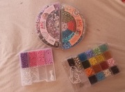 Zestaw do robienia bransoletek koraliki