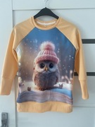 Śliczna sówka- bluza r 134