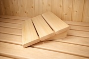 Zagłówek do sauny z drewna Abachi