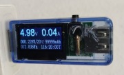 Miernik Tester USB z pamięcią | Pomiar pojemności mAh
