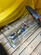 Akwarium 100 l z pokrywą i tym co w środku