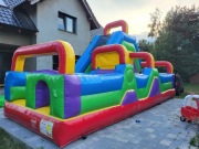 Dmuchaniec zamek dmuchany tor przeszkód 