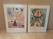 Obraz, reprodukcja Joan Miró "Femme oiseau etoiles" i "Femme et chat"
