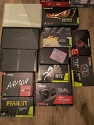 Pudełka po kartach graficznych i zasilaczach