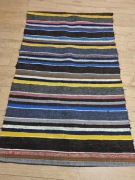 Nowy chodnik tkany na krosnach PRL  118 cm 73 cm