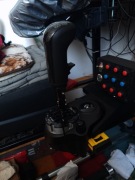 LOGITECH Driving Force Shifter+GXmod H-SR V3+przejściówka do usb+button box