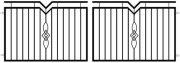 Brama dwuskrzydłowa STYLE