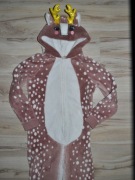 76^ renifer jelonek sarenka strój przebranie piżama 9/10 Lat 134/140