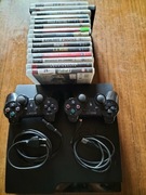 Sony PS3   2 pady i 15 gier 