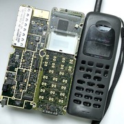 Nokia NHG-1XT z 1995 roku, płyta główna, odzysk