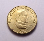 Filipiny 25 sentimo 1994 ŁADNA! Rzadkość!