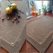 Dywan chodnik ze sznurka pleciony 50/130cm bawełna Motkiemisznurkiem