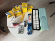 Zestaw części serwisowych Toyota / Lexus – Filtry, Klocki, Wycieraczka